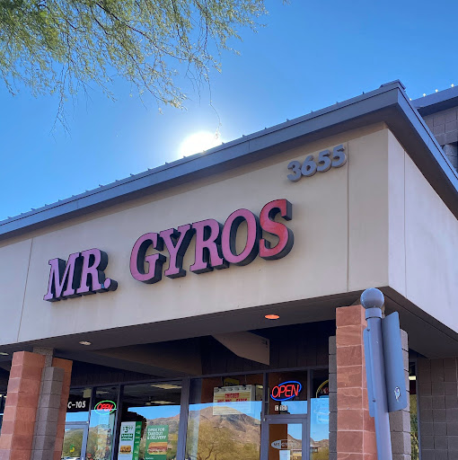 Mr. Gyros logo