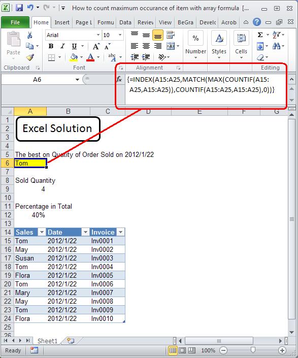 how-to-find-count-maximum-occurrence-of-item-with-array-formula-excel-solution