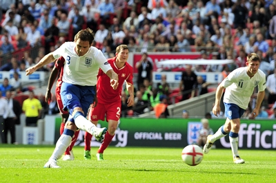 Lampard shot penalty, England - Switzerland