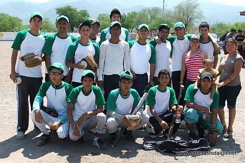 Equipo Chupacartas del torneo de softbol del Club Sertoma