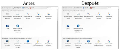 Adelgaza las barras de desplazamiento de KDE