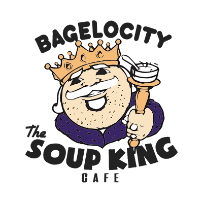 Bagelocity & The Soup King Cafe logo