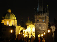 Karelsbrug met St Fransiscus - by night.JPG