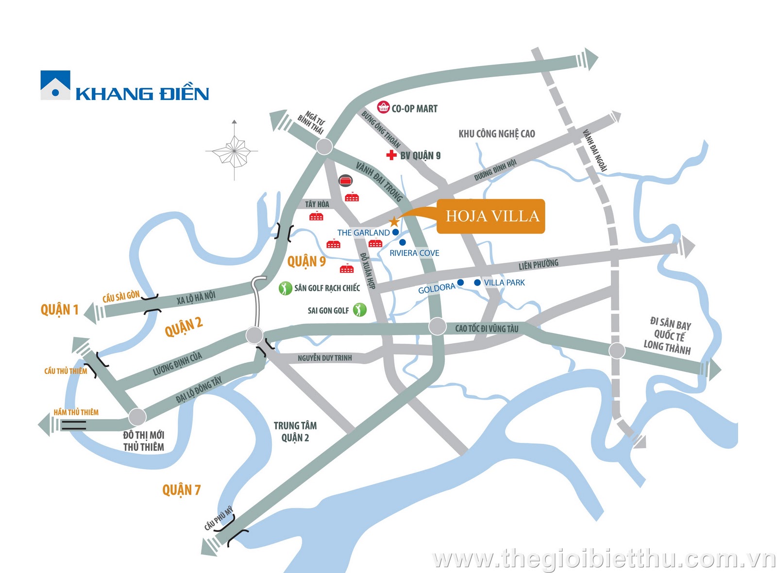 Dự án Biệt thự HOJA VILLA, Quận 9 – Nơi cuộc sống bình yên