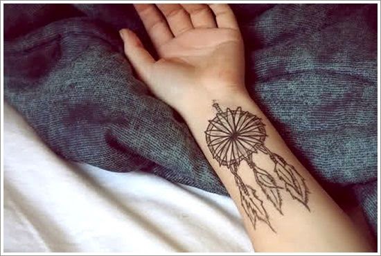wrist Dreamcatcher Tattoos