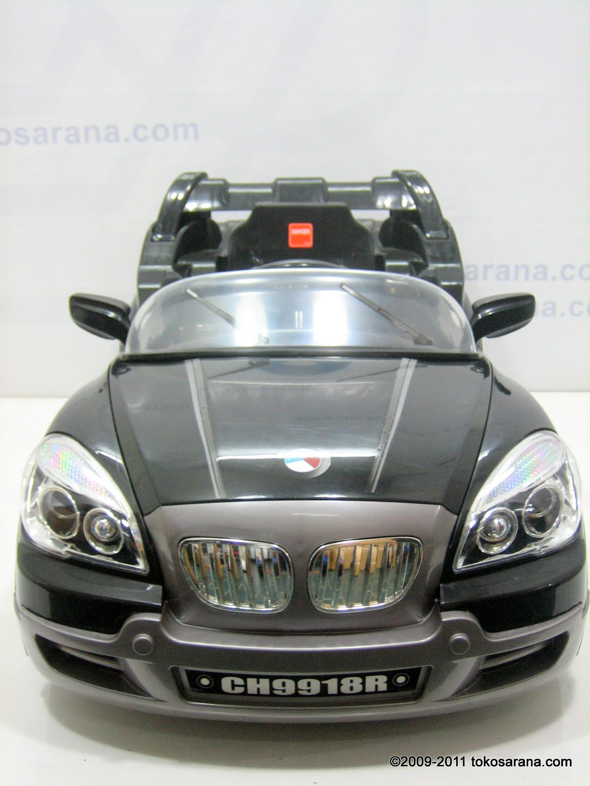 Mobil Mainan Aki JUNIOR #CH9918R BMW dengan 2 Dinamo 