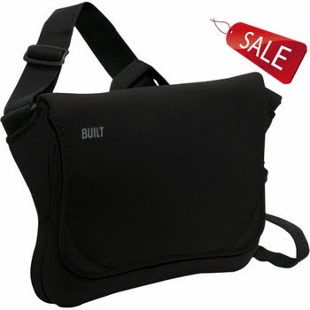 BUILT 15 Inch or 17 Inch Macbook Pro Neoprene Messenger Bag, Charcoal