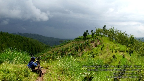 View di Track Gowes Sirah Kencong (Wlingi, Blitar)