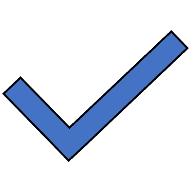 Checkmark with solid fill