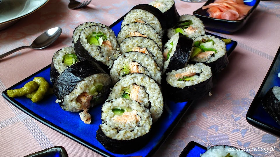 kaszi maki sushi z kaszą
