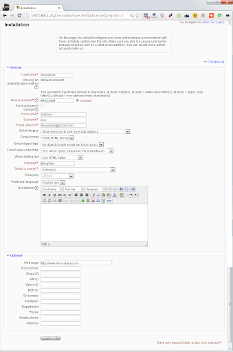 10 Installasi Moodle 2.5.2 di Ubuntu Server Sebagai Website E Learnig