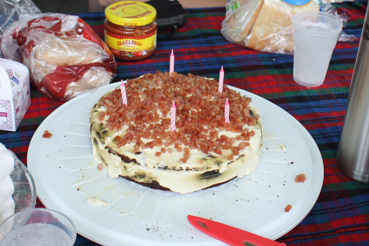 Cheese and Bacon Cake (Photo by Frances Wright)