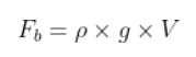 Archimedes principle formula