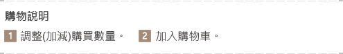 購物說明