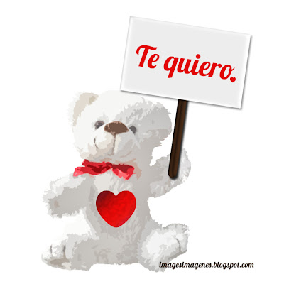 Osito Te Quiero para San Valentín.