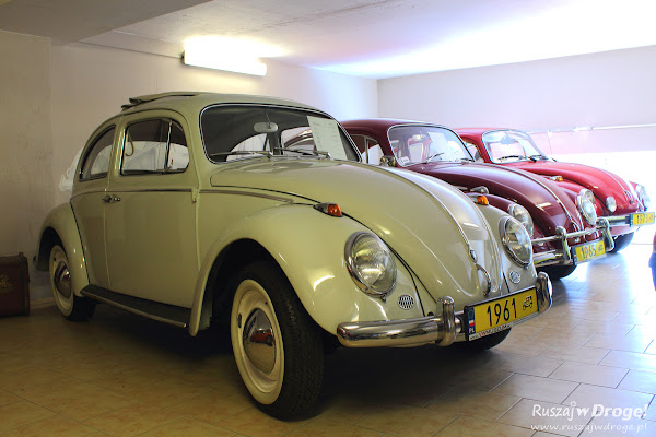 Kolekcja zabytkowych samochodów w Muzeum VW w Pępowie