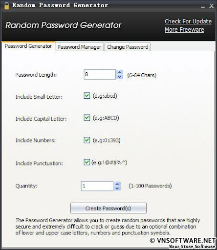 Random Password Genarator 1.2