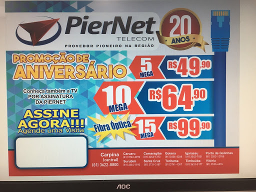 Pier Net, Tv. da Misericórdia, 224, Goiana - PE, 55900-000, Brasil, Serviços_Provedores_de_serviço_de_Internet, estado Minas Gerais