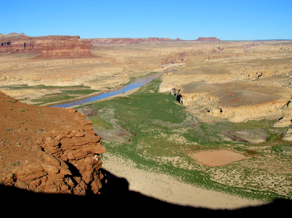 View upstream from the Hite Overlook