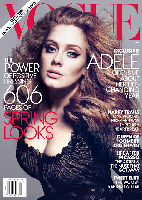 Adele Adkins - US Vogue - March 2012