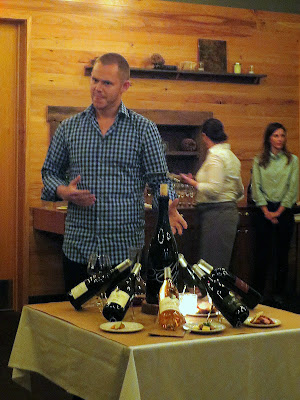 AJ Kemp, storyteller and winemaker for Hawks View Cellars