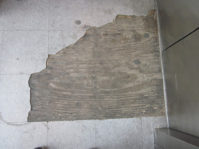 Dirty floor elevator wood torn stock photo Dirty floor elevator wood torn stock photo