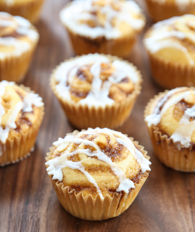 Cinnamon Roll Muffins from Kirbie's Cravings