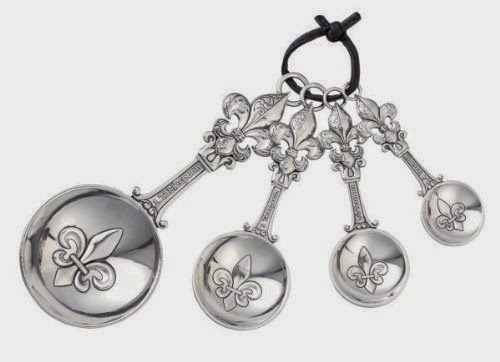 Measuring Spoon Gift Set by GANZ- Fleur de Lis 2012 * ER21857
