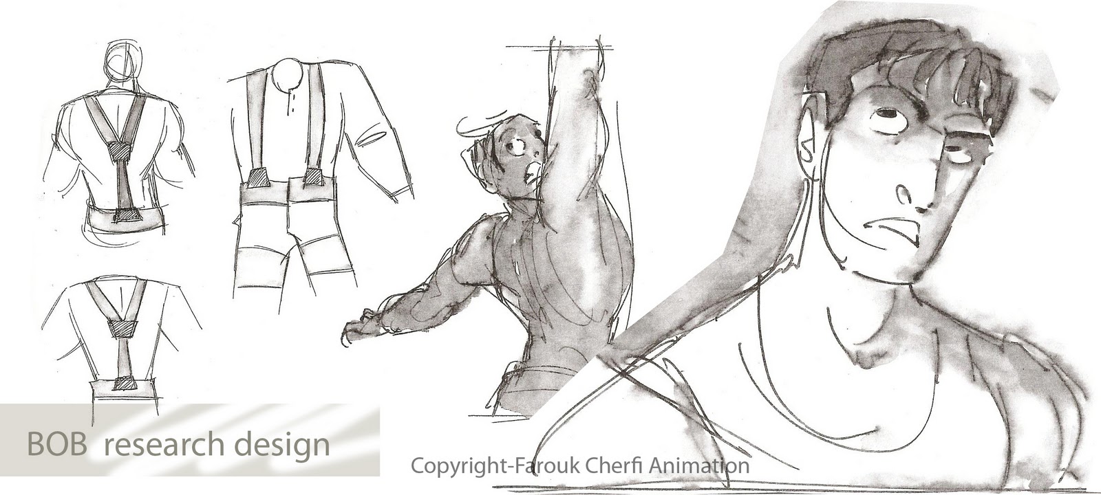 farouk animation art  character design