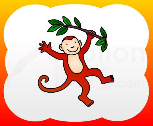 How to draw Monkey for kids