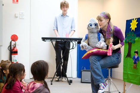 Our debut show at Civic Library, performing Rapunzel. Photo by Cole Bennets Our debut show at Civic Library, performing Rapunzel. Photo by Cole Bennets