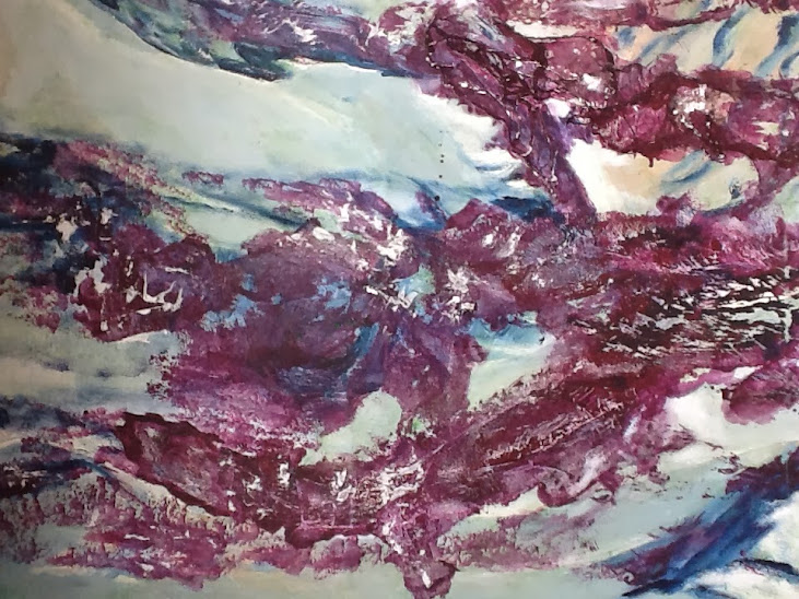 Jardines I, de Asunción Bau Forn Asunción Bau Forn,Pintora,Pinturas, Asunción Bau Forn pinturas,Pintura Jardines I