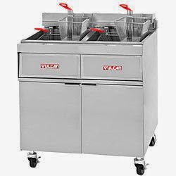  100 lb Two Battery Electric All-Purpose Fryer w/KleenScreen PLUS - Vulcan-Hart 2ER50AF-1