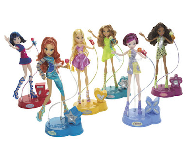 Winx Club Singsational Magic Dolls by Mattel  Singsational