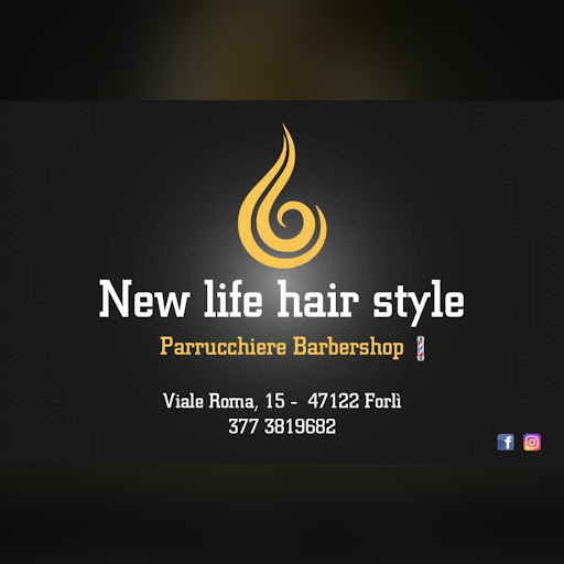 New Life Hair style logo