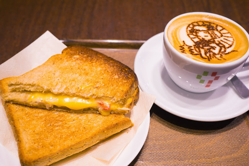 京都 カフェ チャオプレッソ 舞子はんカプチーノ 写真