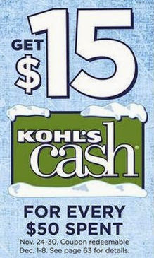 Kohls cash coupon code 2014