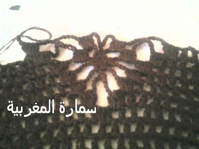 ورشة شال بغرزة العنكبوت لعيون الغالية سلمى سعيد Photo6949