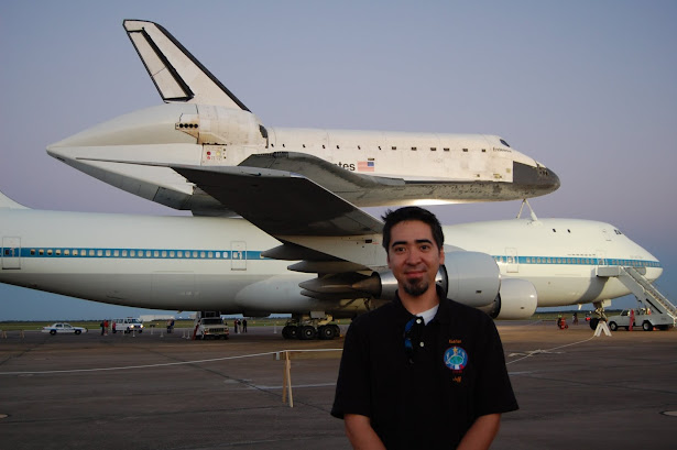 Me with the Space Shuttle Endeavour