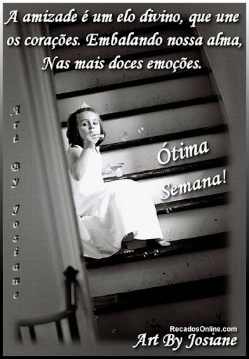 recados de Boa semana para orkut