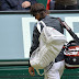 Spain's Rafael Nadal leaves the court after he lost his quarter-final match against Germany's Philipp Kohlschreiber at the ATP Gerry Weber Open tennis tournament in Halle, western Germany, on June 15, 2012. Kohlschreiber won 3:6,4:6.  AFP PHOTO / CARMEN JASPERSENCARMEN JASPERSEN/AFP/GettyImages