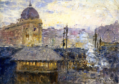 Frederick McCubbin - Flinders Street Railway Station