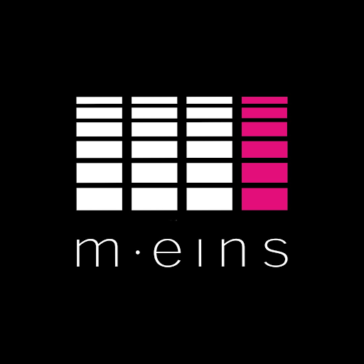 m-eins logo