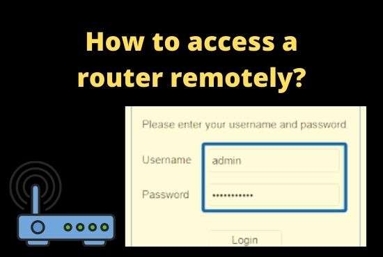 Router remotely