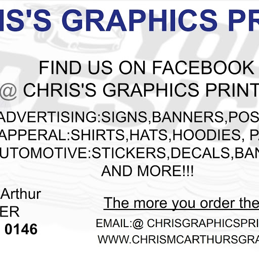 Chris's graphics printing