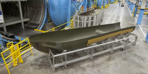 First Dream Chaser Spacecraft Composite Structure Unveiled First Dream Chaser Spacecraft Composite Structure Unveiled