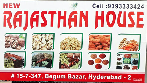 NEW RAJASTHAN HOUSE, 15-7-347, Post Office Lane, Prashanti Nagar, Begum Bazaar, New Nallakunta, Hyderabad, Telangana 500012, India, Grocery_Store, state TS