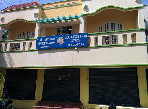 Neelangarai Sub Registrar Office, 2nd St, Kazura Garden, Neelankarai, Chennai, Tamil Nadu 600041, India, Government_Office, state TN