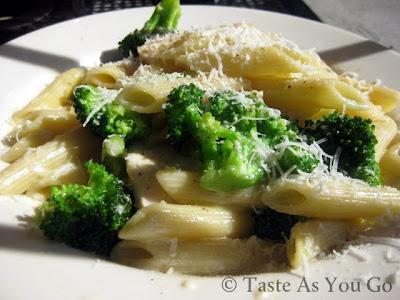 Ziti con Pollo at Piattini Wine Cafe in Boston, MA - Photo by Taste As You Go