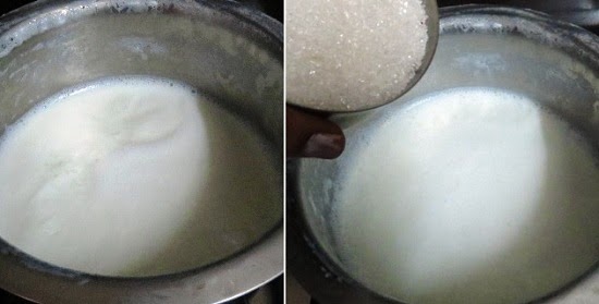 How to make Basic Vanilla Ice Cream at home | Step by step pictorial | Art of making ice cream from scratch | Eggless ice cream recipes | Written by Kavitha Ramaswamy of Foodomania.com